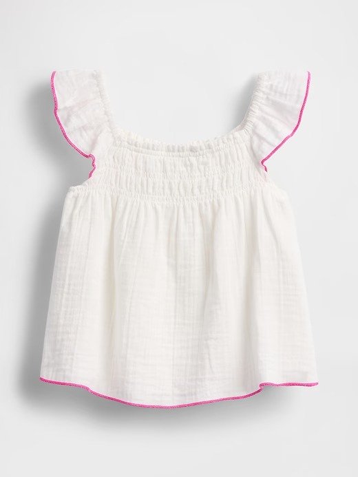 Baby & Toddler Crinkle Gauze Top
