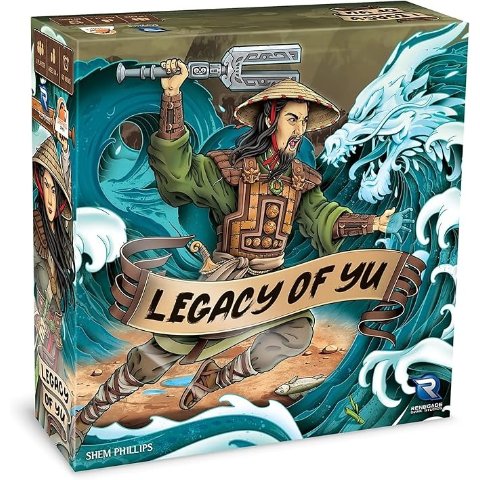 Legacy of Yu - Solo Campaign Style Board Game, Set in Ancient China, Garphill Games, Renegade, Ages 14+, 1 Player