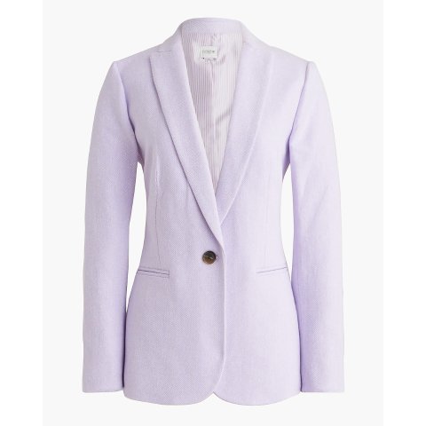 J.CrewHerringbone one-button blazer