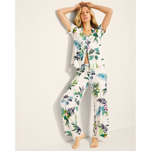Wide-Leg Ankle Pants