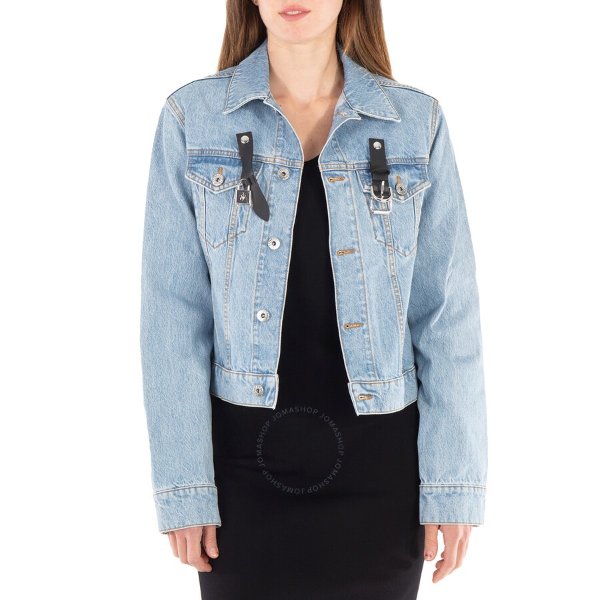 JW Anderson Padlock Strap Trucker Denim Jacket