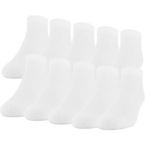 Men s Active Cotton Low Cut Socks, 10-Pairs