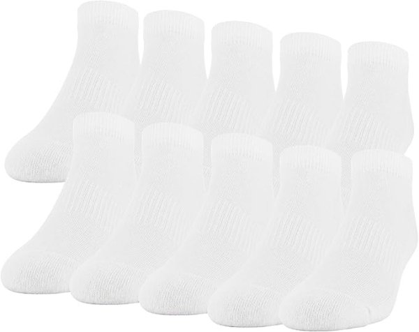 Men's Active Cotton Low Cut Socks, 10-Pairs