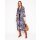 Lily Long Sleeve Midi Dress French Navy,Enchanting Peacock