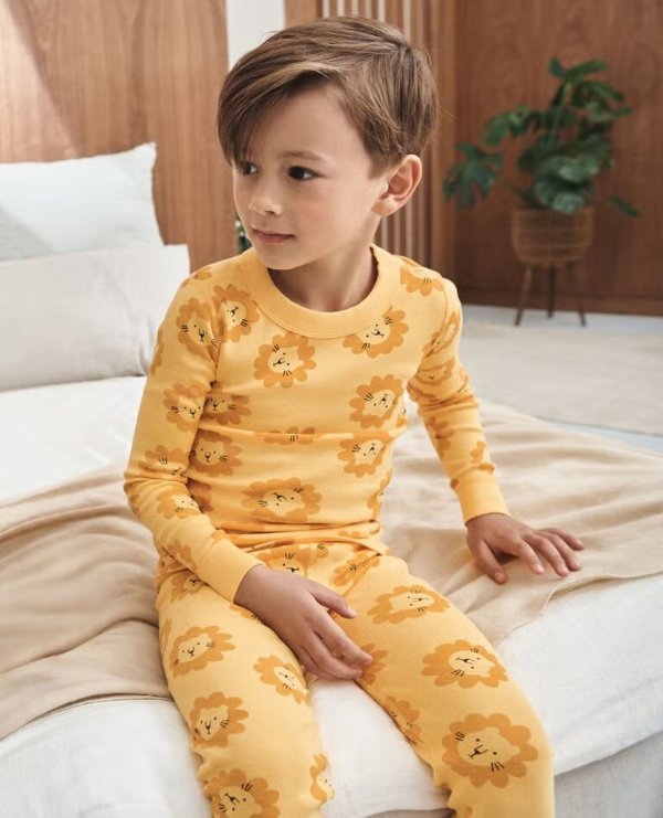 Kids Long John Pajama Set