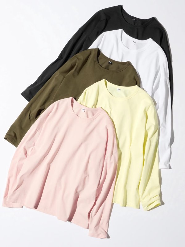 AIRism Cotton T-Shirt | Long Sleeve | UNIQLO US