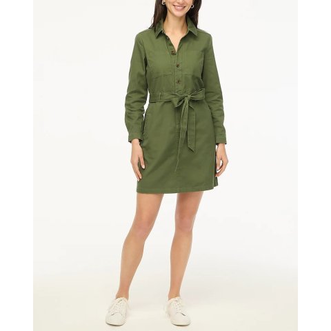 J.CrewLong-sleeve utility shirtdress