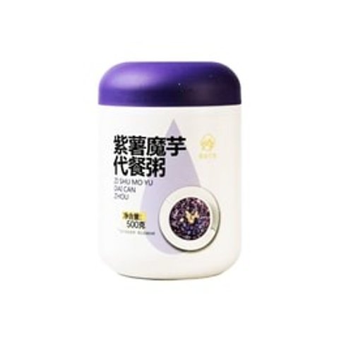 鹊上兰亭 紫薯魔芋代餐粥 500g 