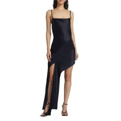 Helmut LangSilk-Blend Slash Minidress