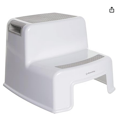 Dreambaby 2-Up Step Stool - Toddler Step Stool for Bathroom Sink and Kids Toilet Potty Training