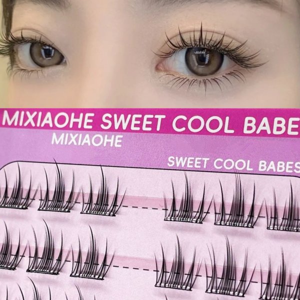 山茶花假睫毛60簇
