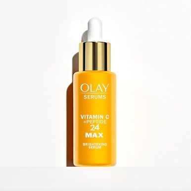 Vitamin C + Peptide 24 MAX Brightening Serum MAX radiance, 2X the Peptides, and 2X Brighter Skin.