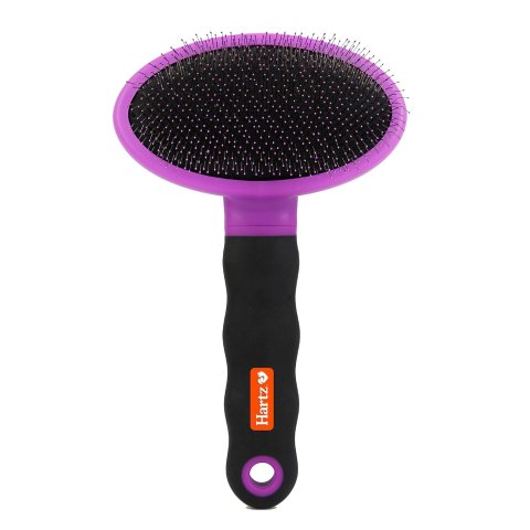 Groomer s Best Deshedding Slicker Dog Brush, Black/Violet, Dogs
