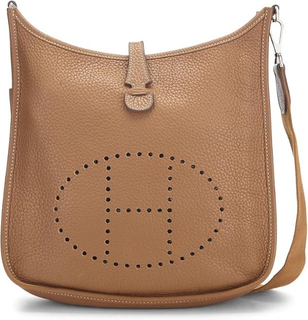 Hermès, Pre-Loved Cigare Epsom Evelyne III PM, Brown