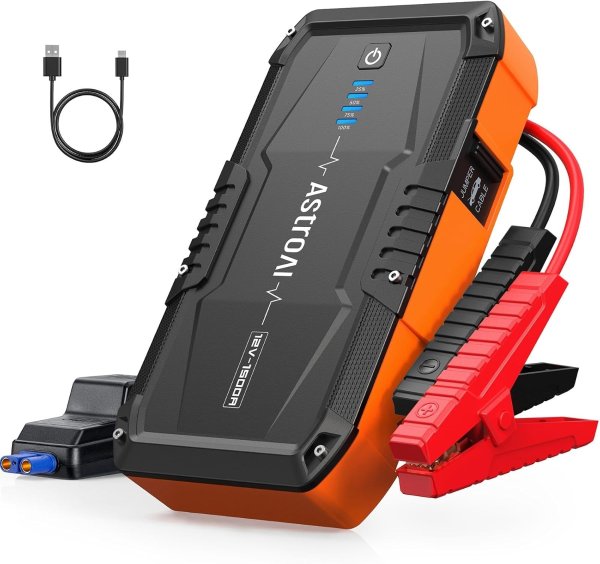 AstroAI S8 10,000mAH 1500A Car Battery Jump Starter
