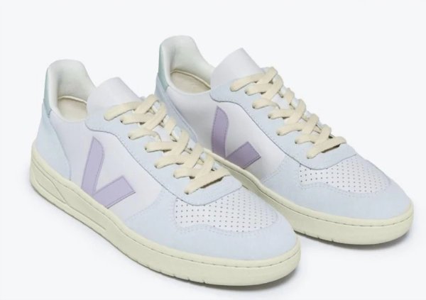 women's v-10 sneakers in gravel/parme/menthol