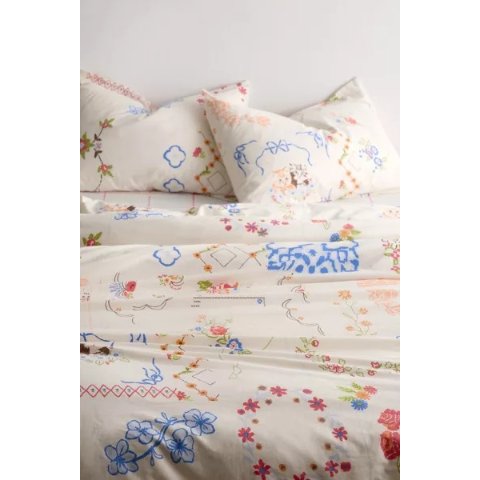 Irene Hanky印花羽绒被套装