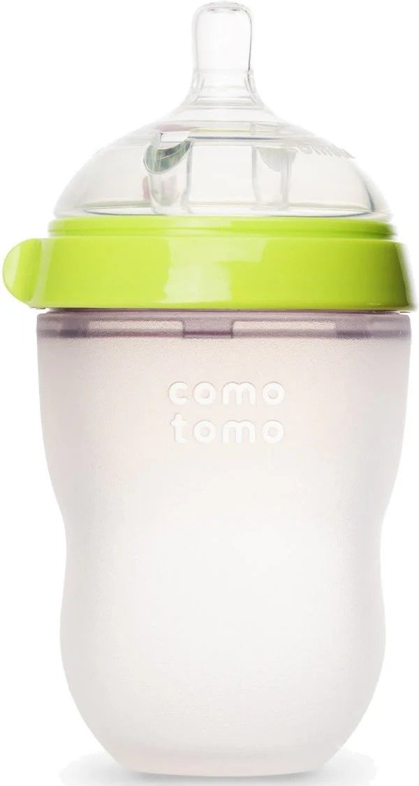 Natural Feel Baby Bottle - 8 oz - Green
