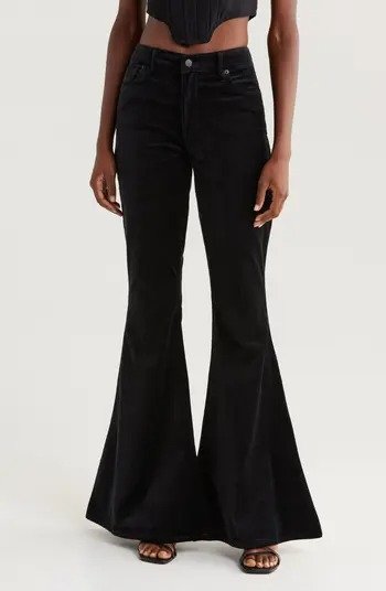 Good Waist Super Flare Velvet Pants