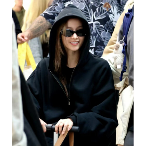 Gray Classic Full Zip-Up Hoodie