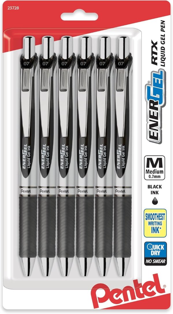 EnerGel RTX Retractable Liquid Gel Pen, (0.7mm)