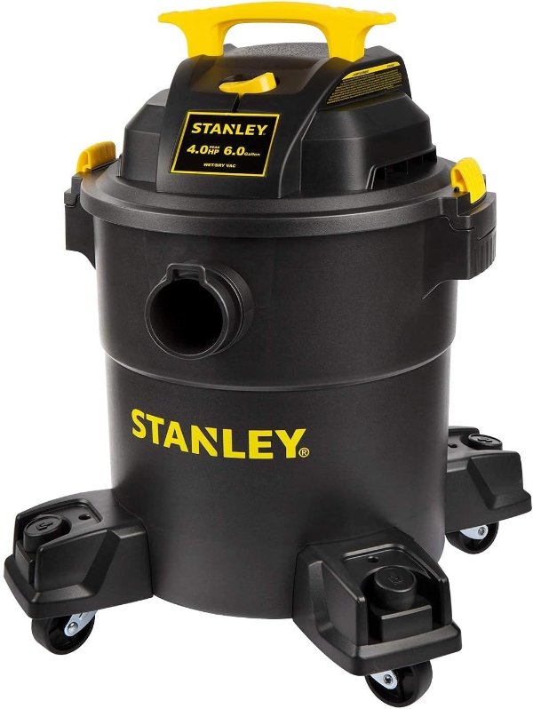 - SL18116P Wet/Dry Vacuum, 6 Gallon, 4 Horsepower Black