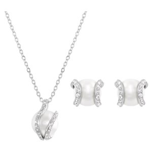 Swarovski 项链+耳环套装