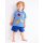 Logo Interest T-Shirt Blue Stripe Fruit