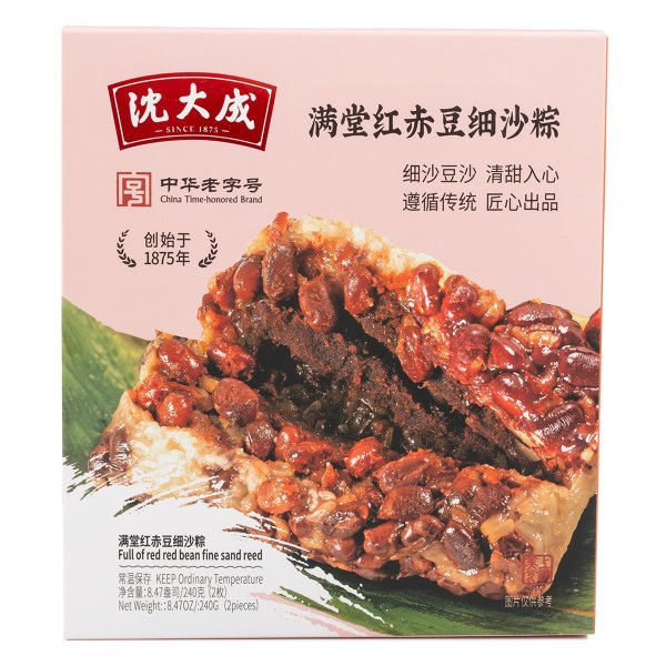 沈大成 满堂红赤豆细沙粽 240 克
