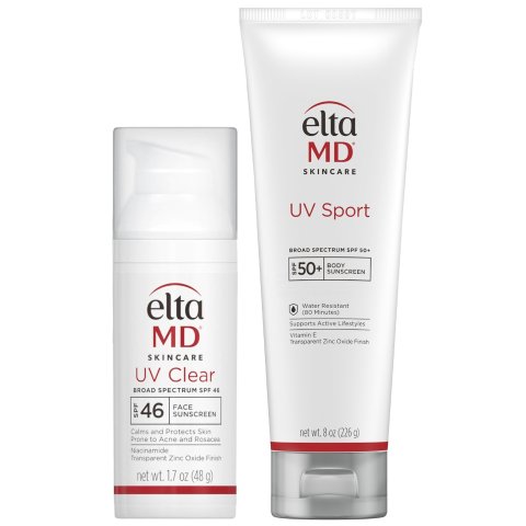 EltaMDUV Sport + UV Clear Untinted Duo ($104 Value)