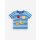 Logo Interest T-Shirt Blue Stripe Fruit