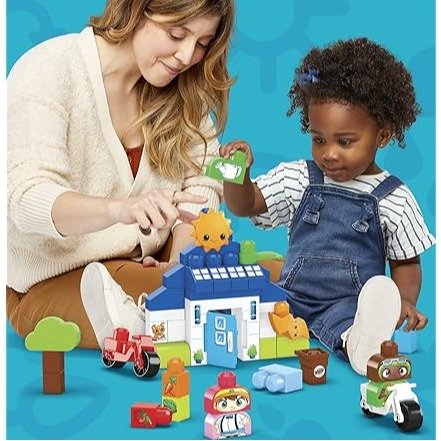 Fisher-Price Toddler Blocks Toy Set, Green