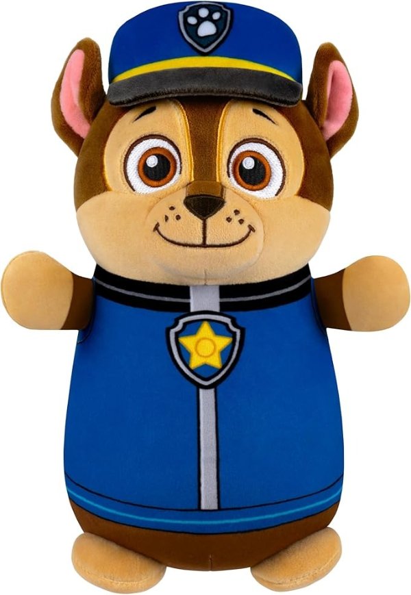 Original Paw Patrol 10in Chase HugMees – Ultrasoft Official Jazwares Plush (Medium-Sized)