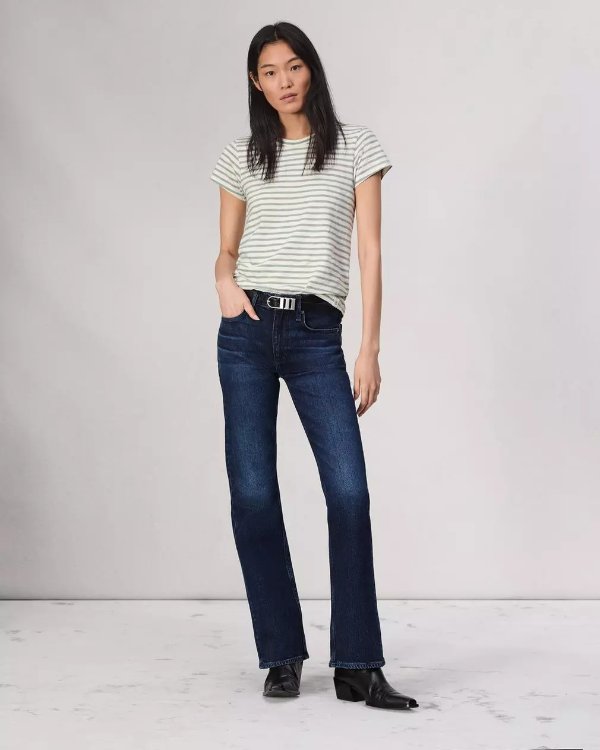 The Slub Striped Tee