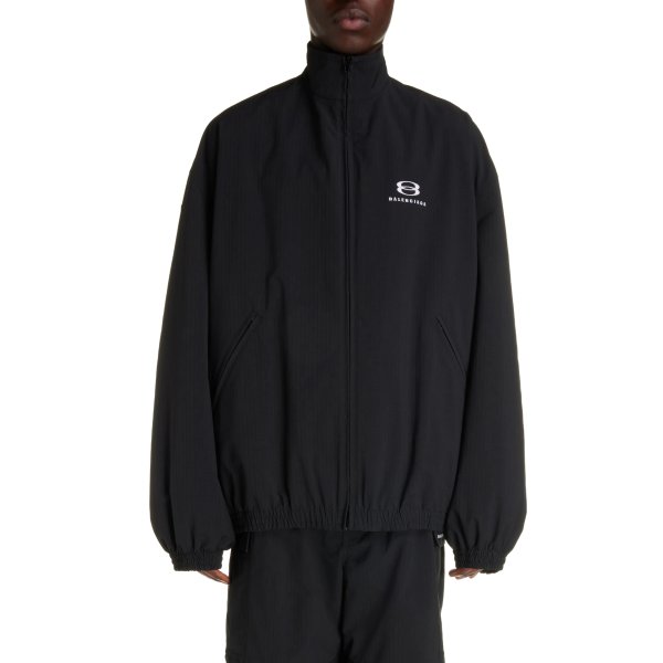 Gender Inclusive Oversize Cocoon Kick Technical Ripstop Windbreaker, Size 4