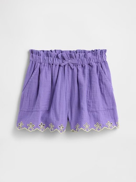 Kids Pull-On Gauze Shorts