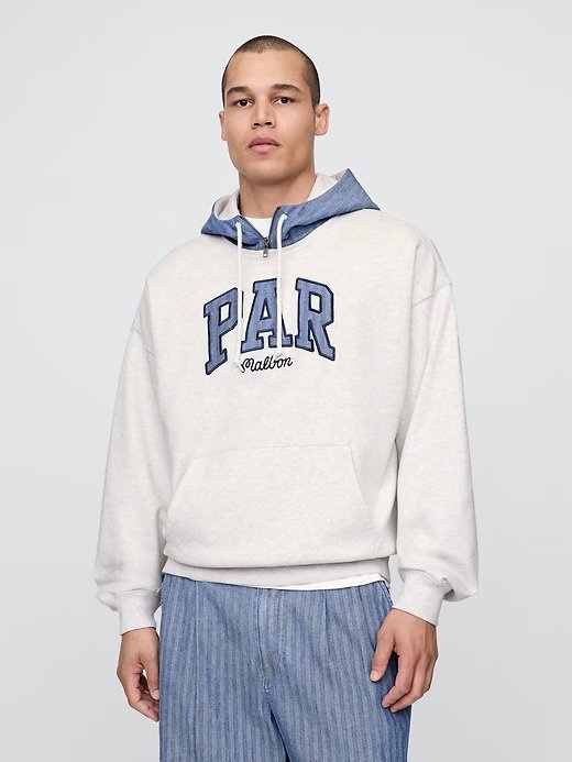 × Malbon Heavyweight French Terry Logo Hoodie