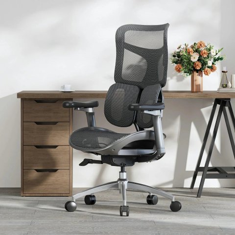SIHOODoro S100 Ergonomic Office Chair with Dual Dynamic Lumbar Support