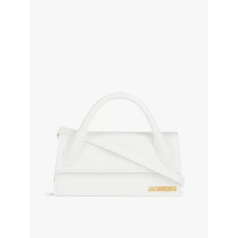 白色长款手提包