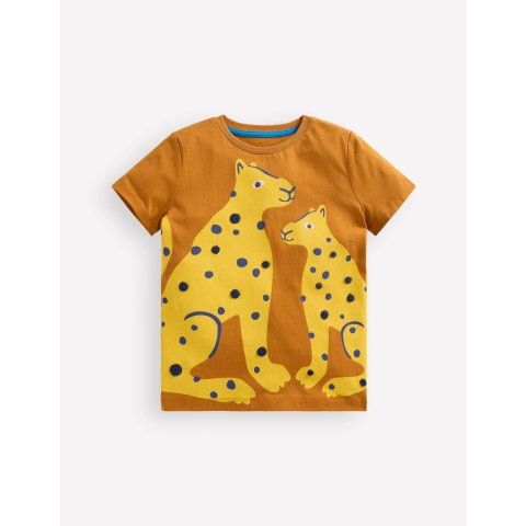 BodenFun Graphic T-shirt Cathay Spice Leopard