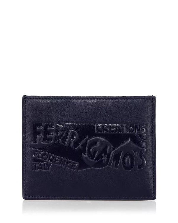 FERRAGAMOLeather Venna Logo Card Case - Exclusive