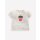 Girls Puff Sleeve Logo T-Shirt Soft Ivory