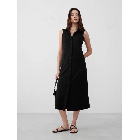 Banana RepublicButton-Down Knit Shirtdress