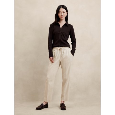 Banana RepublicPull-On Tapered Pant