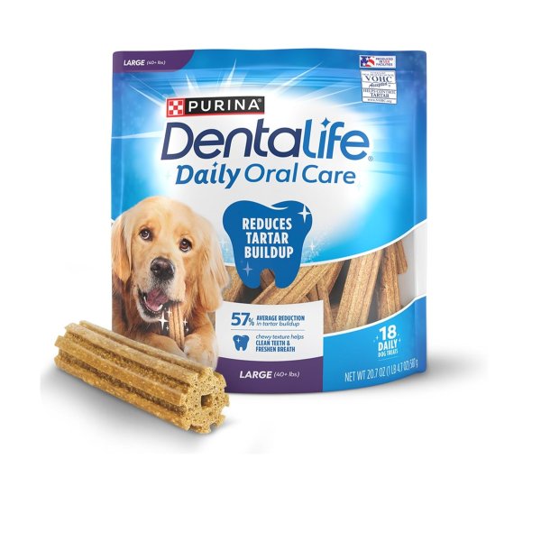 DentaLife Large Dog Dental Chews 18 ct.