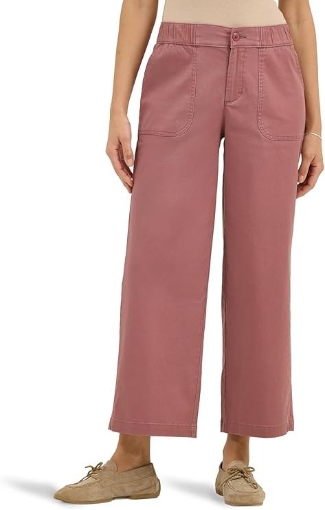 Women's Ultra Lux Comfort Wide Leg Utility Crop Capri Pant