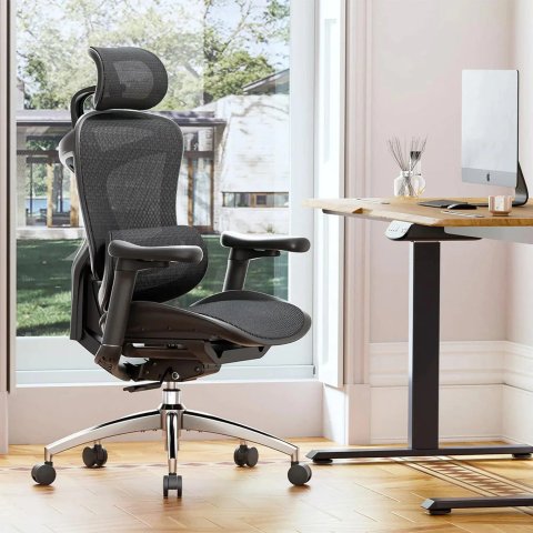 SIHOOCode：DMOONDoro C300 Ergonomic Office Chair with Enhanced Support Headrest