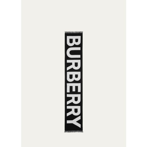BurberrySpend$500 Get $100GCReversible Logo Football Scarf