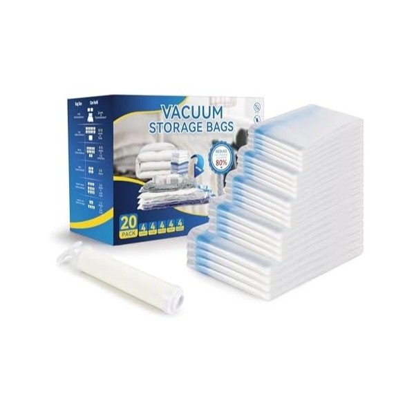 Simple Deluxe 20 Pack Vacuum Storage Bags