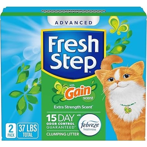 Fresh Step页面35%优惠券+ss带香型猫砂 37lb 控制臭味